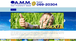 Desktop Screenshot of amm-taxi.de