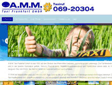 Tablet Screenshot of amm-taxi.de